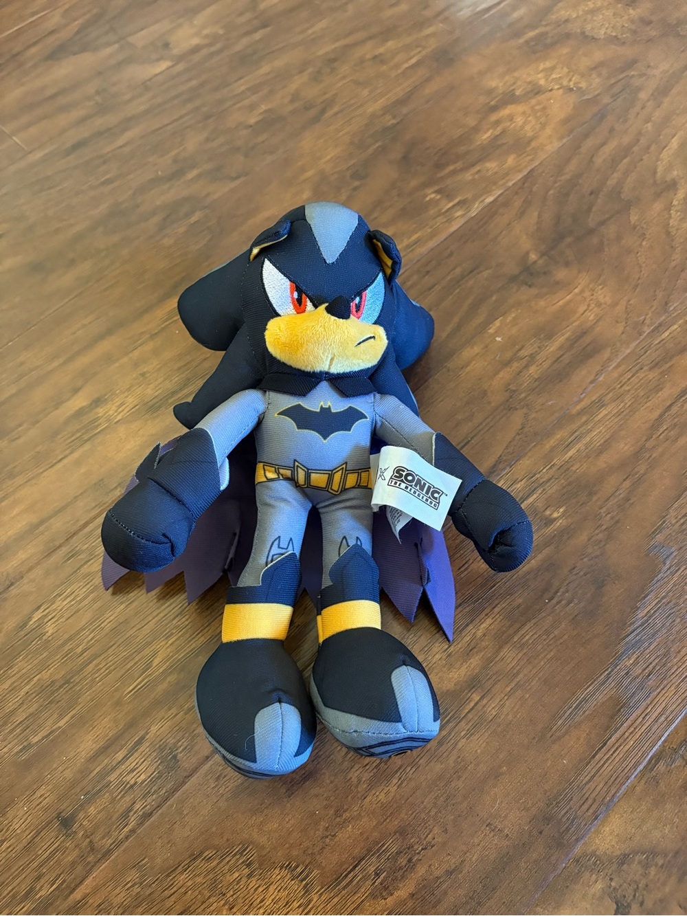 Sonic the Hedgehog Bat Suit Plush - Black & Gray